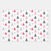 かわいいサンタと雪だるま ラッピングペーパーシート (正面2)