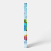 かわいいサンタと雪だるま SAMSUNG GALAXYケース (左側面)