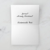 かわいいサンタのぞき見キャラクター カード (内部)