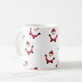 かわいいサンタのクリスマスマグカップ コーヒーマグカップ (正面左)