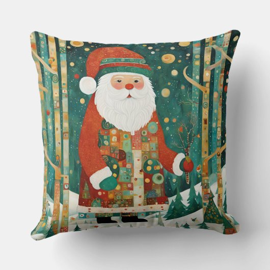 かわいいサンタのクリスマス枕 クッション (裏面)