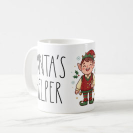 かわいいサンタのヘルパークリスマス マグカップ