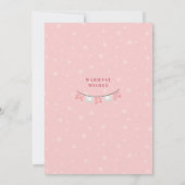 かわいいサンタのヘルパー小さな女の子クリスマスフォト シーズンカード (裏面)