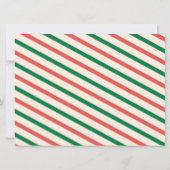 かわいいサンタの公式グッドリスト証明書 招待状 (裏面)