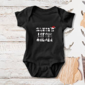 かわいいサンタの小さなヘルパー ワンピース ベビーボディスーツ