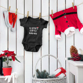 かわいいサンタの小さなヘルパー ワンピース ベビーボディスーツ