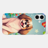🎅 かわいいサンタの犬のホリデーグッズ ✨ Case-Mate iPhoneケース (裏面 (横))