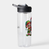 かわいいサンタエルフとトナカイのクリスマス オーダーメイド ウォーターボトル (右面)