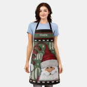 かわいいサンタクリスマお洒落スカスタムのインスピレーション エプロン (着用した状態)