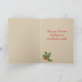 かわいいサンタクリスマスカード シーズンカード (内部)