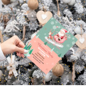 かわいいサンタクリスマスパーティの招待状 招待状