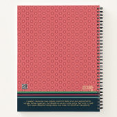 かわいいサンタクリスマスピンクガーリーレシピ ノートブック (裏面)