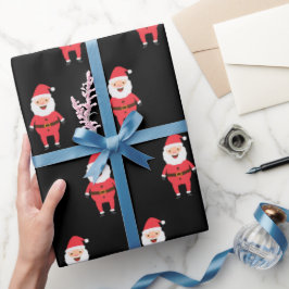かわいいサンタクリスマスラッピング紙 ラッピングペーパー