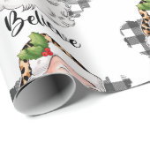 かわいいサンタクリスマスラッピング紙 ラッピングペーパー (ロールコーナー)