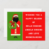 かわいいサンタクリスマス ポストカード (正面/裏面)