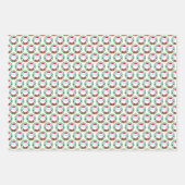 かわいいサンタクリスマス ラッピングペーパーシート (正面2)