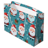 かわいいサンタクリスマス ラージペーパーバッグ (裏面アングル)