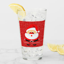 かわいいサンタクロースと雪のクリスマス