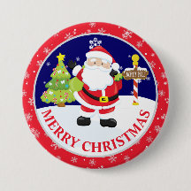 かわいいサンタクロースと雪のシーンのクリスマス