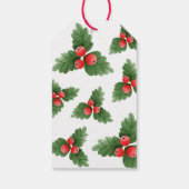 かわいいサンタクロースのクリスマスパーソナライズされたのお願い ギフトタグ (裏面)