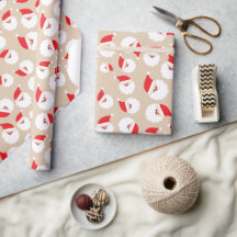 かわいいサンタクロースのクリスマスプレゼント、シームレス