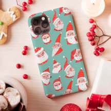 かわいいサンタクロースのクリスマスホリデーパターン