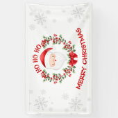 かわいいサンタクロースのクリスマス |ホリデーパーティー 横断幕 (縦)
