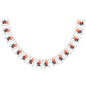 かわいいサンタクロース父クリスマスクリスクリングル バンティングフラッグ (全)