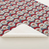 かわいいサンタクロース編み針 シェルパブランケット (3/4)