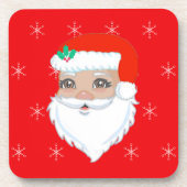 かわいいサンタクロース コースター (正面)