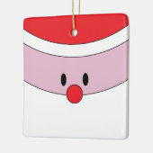 かわいいサンタクロース セラミックオーナメント (左)