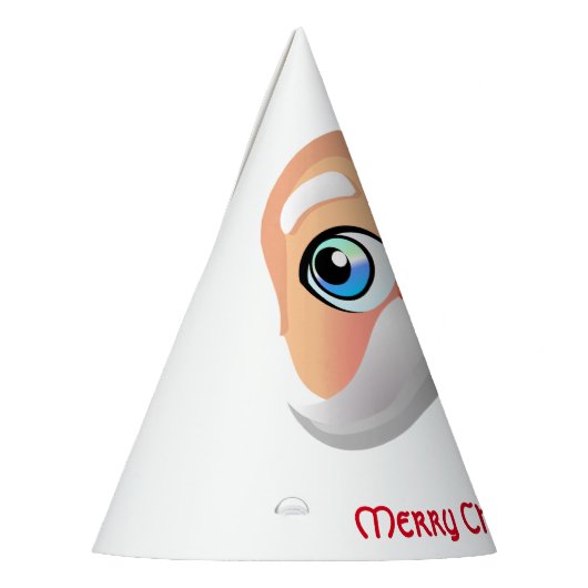 かわいいサンタクロース パーティーハット (左)