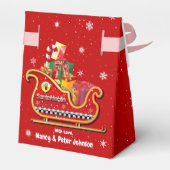 かわいいサンタクロース フェイバーボックス (裏面サイド)