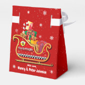 かわいいサンタクロース フェイバーボックス (裏面サイド)