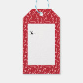 かわいいサンタクロース、メリークリスマス ギフトタグ (裏面)