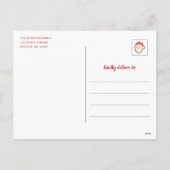 かわいいサンタクロース、メリークリスマス シーズンポストカード (裏面)