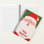 かわいいサンタグラフィッククリスマス ノートブック (内側)