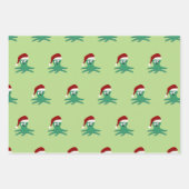 かわいいサンタタコ ラッピングペーパーシート (正面2)