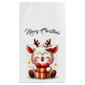 かわいいサンタトナカイ スモールペーパーバッグ (裏面)