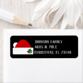 かわいいサンタハット ラベル (インサイチュ)