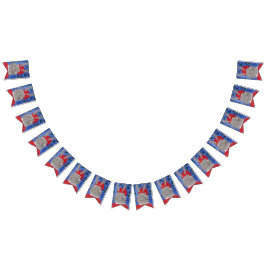 かわいいサンタバニー バンティングフラッグ