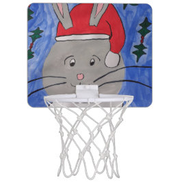 かわいいサンタバニー ミニバスケットボールゴール