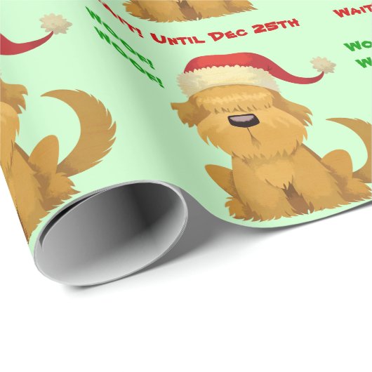 かわいいサンタパピーのクリスマス ラッピングペーパー (ロールコーナー)