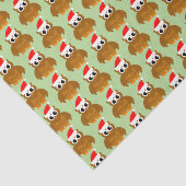 かわいいサンタフクロウのヘビークリスマスティッシュペーパー 薄葉紙 (詳細)