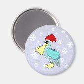 かわいいサンタペリカンマグネット マグネット (正面/裏面)