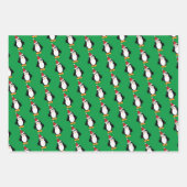 かわいいサンタペンギン ラッピングペーパーシート (正面2)