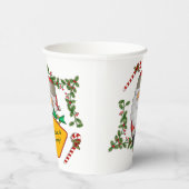 かわいいサンタメッセージボードクリスマス 紙コップ (右)