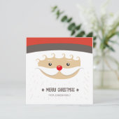 かわいいサンタメリークリスマスカード (スタンド正面)