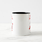 かわいいサンタメリークリスマス ツートーンマグカップ (中央)