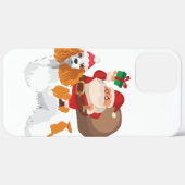 かわいいサンタライディングコッカースパニエル犬ドッグクリスマス Case-Mate iPhoneケース (裏面 (横))